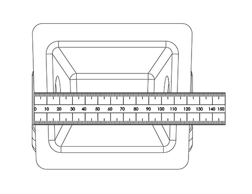 MEASURING TOOTH WIDTH MM